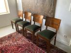 4 stoelen art deco, Antiek en Kunst, Ophalen