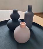 Set van 3 vaasjes, Huis en Inrichting, Woonaccessoires | Vazen, Ophalen, Zo goed als nieuw