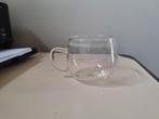 theekopje glas vintage, Huis en Inrichting, Keuken | Servies, Ophalen of Verzenden, Zo goed als nieuw, Glas, Kop(pen) en/of Schotel(s)