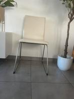 Ikea 6 witte stoelen, Maison & Meubles, Chaises, Comme neuf, Enlèvement ou Envoi, Blanc