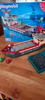 Playmobil vrachtschip, Enlèvement, Utilisé, Ensemble complet