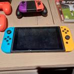 Nintendo switch met 4 joy cons + 1 spelletje, Games en Spelcomputers, Ophalen