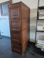 Houten archiefkast, Huis en Inrichting, Kasten | Roldeurkasten en Archiefkasten, Ophalen, Gebruikt