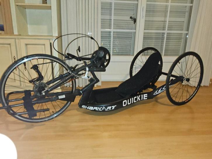 Handbike quickie shark rt, Fietsen en Brommers, Fietsen | Ligfietsen, Zo goed als nieuw, Ophalen