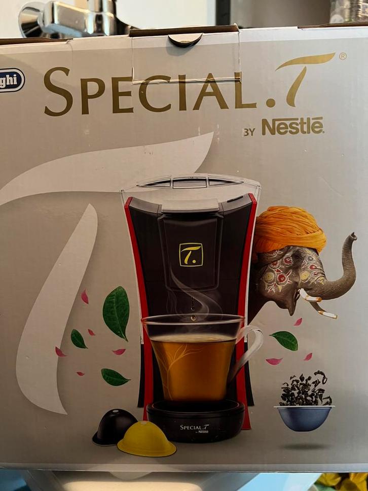 De’Longhi MINI T Nieuw in doos, Elektronische apparatuur, Koffiezetapparaten, Nieuw, Koffiepads en cups, Overige modellen, Afneembaar waterreservoir