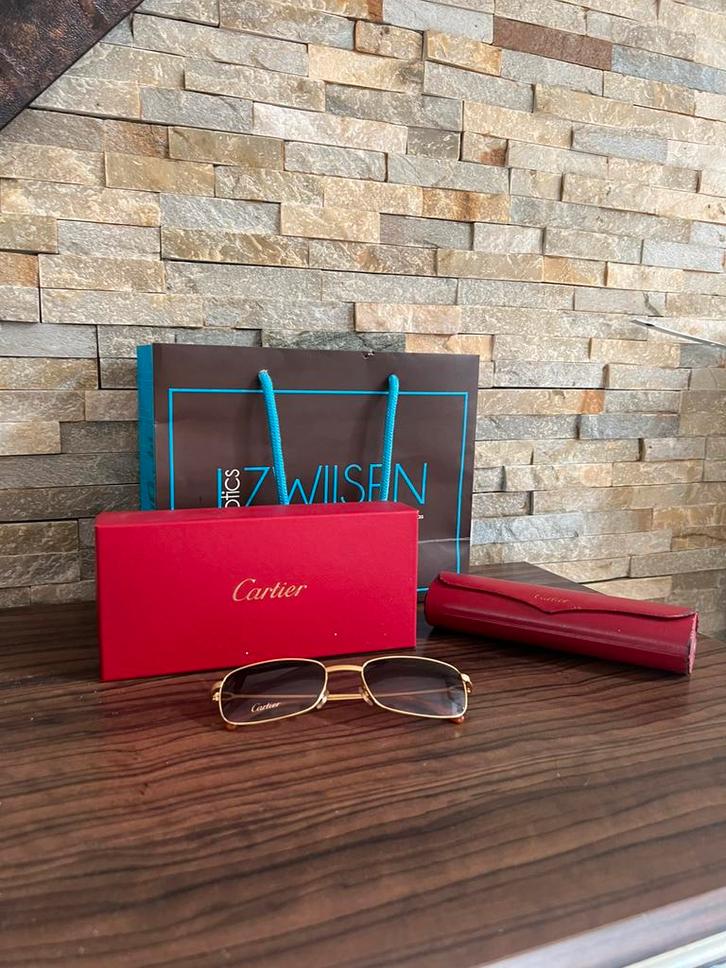 Cartier zonnebril, Handtassen en Accessoires, Zonnebrillen en Brillen | Heren, Zo goed als nieuw, Bril, Ophalen