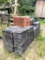 Lot dakpannen Actua (Grijs, Zwart Mat/Glad, Gewolkt), Ophalen, 5 tot 10 m², Zo goed als nieuw, Dakpannen