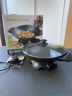 Elektrische wok Domo, Huis en Inrichting, Keuken | Potten en Pannen, Ophalen of Verzenden, Gebruikt, Wok