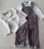 Ensemble polo + pull en maille + salopette - T18m - Obaïbi, Kinderen en Baby's, Babykleding | Maat 80, Ophalen, Zo goed als nieuw