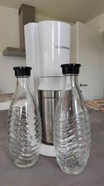 Sodastream met twee originele glazen flessen te koop, Maison & Meubles, Cuisine | Ustensiles de cuisine, Enlèvement, Utilisé