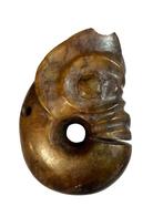 Varkenskop met een opgerolde, ledematen loze romp : jade (?), Antiek en Kunst, Verzenden