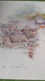 Reproductie LIEGE De oude zalen, Ophalen of Verzenden