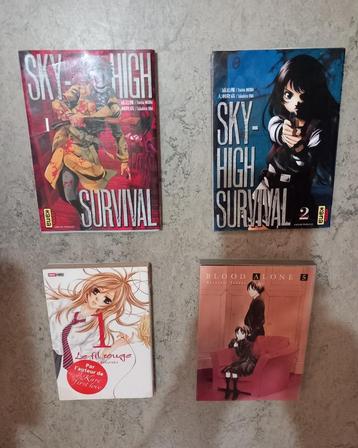 Lot de 4 livres/ manga, Plusieurs BD, Enlèvement, Comme neuf