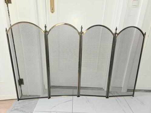 Te koop: Elegante vintage haardscherm – 80 cm hoog, Antiek en Kunst, Antiek | Brons en Koper, Ophalen of Verzenden