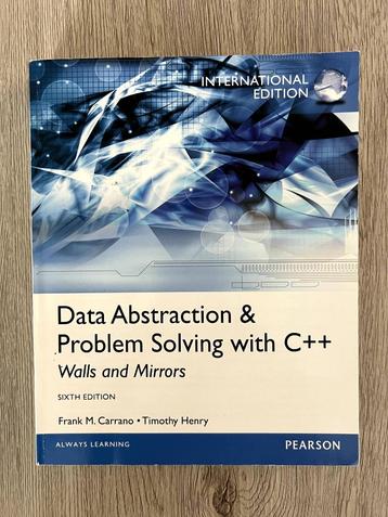 Data abstraction & problem solving with C++ - Carrano, Henry