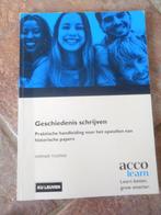 Geschiedenis schrijven, Gelezen, Verzenden, Hoger Onderwijs, Acco