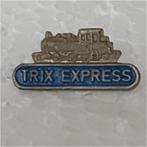 SP0136 Speldje Trix Express blauw, Verzamelen, Speldjes, Pins en Buttons, Gebruikt, Ophalen of Verzenden