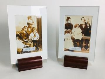 Paar Antiek vintage Art Deco fotokaders beschikbaar voor biedingen