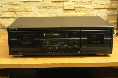 Sony TC-WR670 (nieuwe snaren), Audio, Tv en Foto, Cassettedecks, Dubbel, Sony, Auto-reverse, Tiptoetsen, High speed dubbing, Tape counter