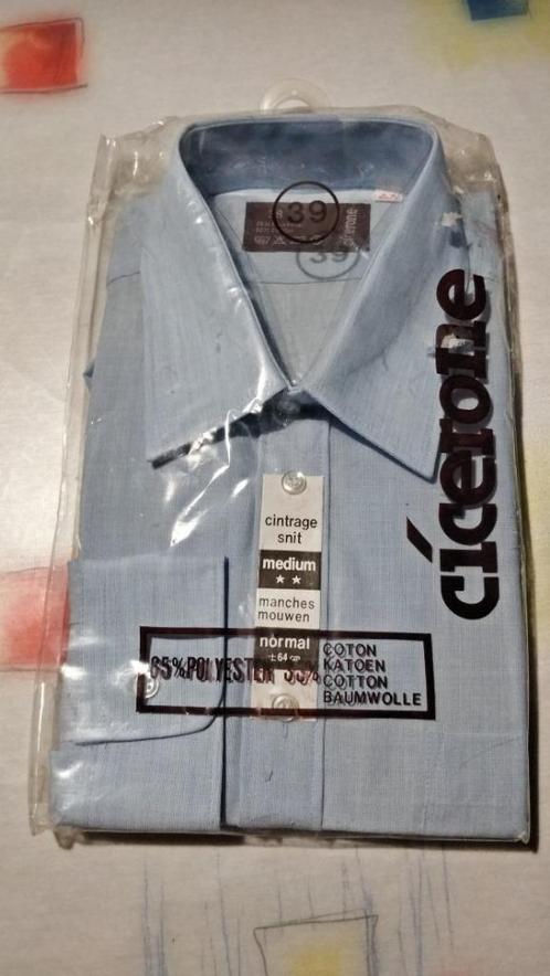 nouvelle chemise cicerone taille 39 manches longues, bleu cl, Vêtements | Hommes, Chemises, Neuf, Tour de cou 39/40 (M), Bleu