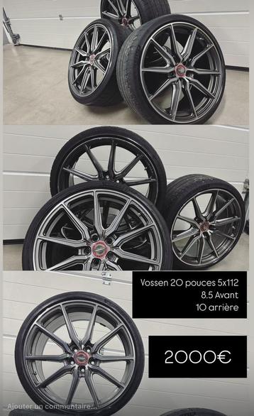 Jantes Vossen ORIGINAL 20 Pouces 5x112 !! disponible aux enchères