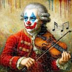 Schilderij op acryldoek „Mozart Clownish” (80 x 80 cm), Antiek en Kunst, Verzenden