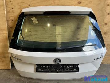 SKODA FABIA 3 Wit Station achterklep 2014-2021 beschikbaar voor biedingen