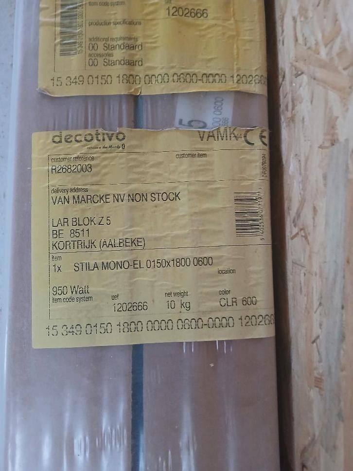 Vasco Beams elektrische designradiator - 950Watt, Doe-het-zelf en Bouw, Verwarming en Radiatoren, Nieuw, Radiator, 800 watt of meer