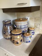 Mooie vintage keramiek potten- en kannenset, Ophalen