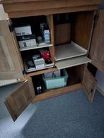 Meuble chêne blanchi, Ophalen, Met deur(en), 100 tot 150 cm, Eikenhout