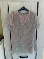Glitter jurk Vera & Lucy S, Kleding | Dames, Jurken, Ophalen of Verzenden, Zo goed als nieuw, Grijs