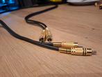 Tulp audio kabel high end vergulde stekkers
 1.5m, Enlèvement ou Envoi, Comme neuf