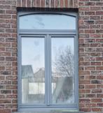 2 x Châssis en bois double vitrage , double ouvrant, Enlèvement, Fenêtre de façade ou Vitre, Utilisé, 160 cm ou plus