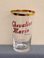 Oud emaille glas brouwerij Chevalier Marin te Mechelen, Collections, Enlèvement ou Envoi