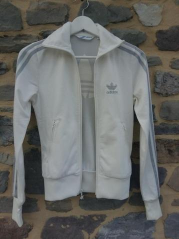 Veste Adidas blanche | Taille XS beschikbaar voor biedingen