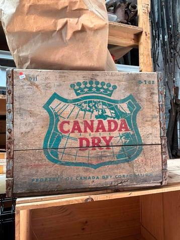 Ancien bac canada dry , 60 euros no coca , vintage mancave, Enlèvement ou Envoi