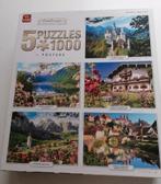 5 puzzles de 1000 pièces, Enlèvement ou Envoi, Comme neuf