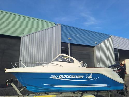 Quicksilver Commander 550 WA, Watersport en Boten, Vis- en Consoleboten, Gebruikt, 70 pk of meer, 3 tot 6 meter, Benzine, Buitenboordmotor