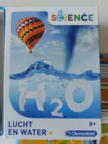 Science: Lucht en water. Merk Clementoni.  Heel goede staat