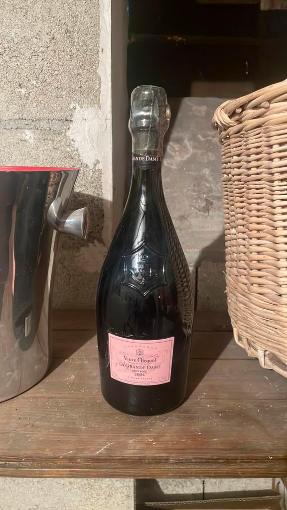 Champagne de grote roos 2004, Verzamelen, Wijnen, Zo goed als nieuw, Champagne, Ophalen of Verzenden
