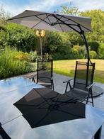 TUINSET: tafel + 6 zeteltjes, Tuin en Terras, Ophalen, Gebruikt, Rechthoekig, Aluminium