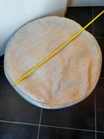 Ronde grote poef 67 cm diameterx 30 cm hoog, Enlèvement, Comme neuf, Rond, Tissus