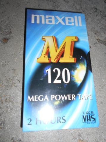 Nouvelle cassette VHS Maxell - 2 heures, CD & DVD, Enlèvement ou Envoi, Neuf, dans son emballage