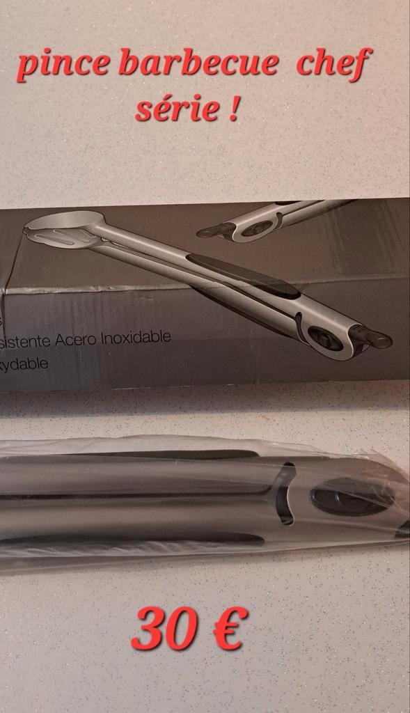 Pince barbecue chef série tupperware, Huis en Inrichting, Keuken | Tupperware, Nieuw, Verzenden