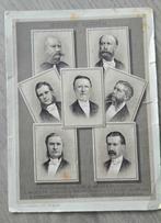 Malou II regering ministers uit 1884 kaart Billaux-Grossé, Verzenden, Voor 1920, Gelopen