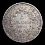 Piece de monnaie / France / 5 Francs / 1874 K / Argent .900, Enlèvement ou Envoi, France, Monnaie en vrac, Argent