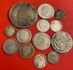 Lot zilveren munten diverse landen bruto gewicht 53 gram, Zilver, Ophalen of Verzenden, Overige landen