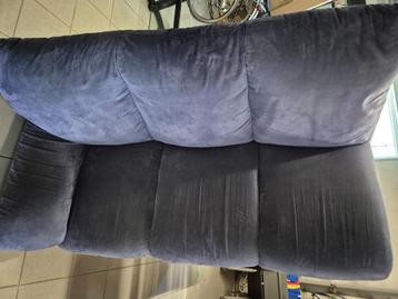 Hoeksalon blauw  beschikbaar voor biedingen