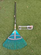 GARDENA hark + zwenksproeier, Tuin en Terras, Hand-tuingereedschap, Ophalen, Zo goed als nieuw, Hark