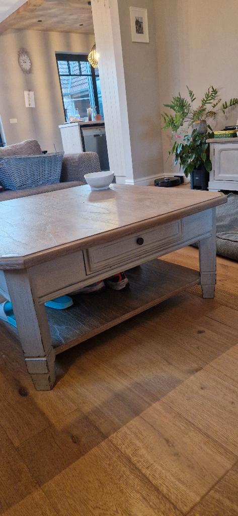 Salontafel, Huis en Inrichting, Tafels | Salontafels, Gebruikt, Minder dan 50 cm, 50 tot 100 cm, 50 tot 100 cm, Vierkant, Ophalen